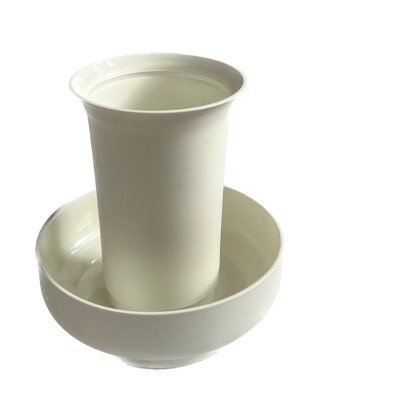 Vintage Tuppercraft Vase Tupperware Florette Flower Arranging Frog 3 Pc 1216-6 - Picture 1 of 3